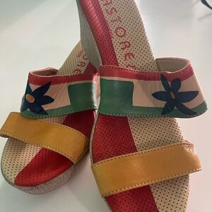 Astor Colorful Wedge Sandals